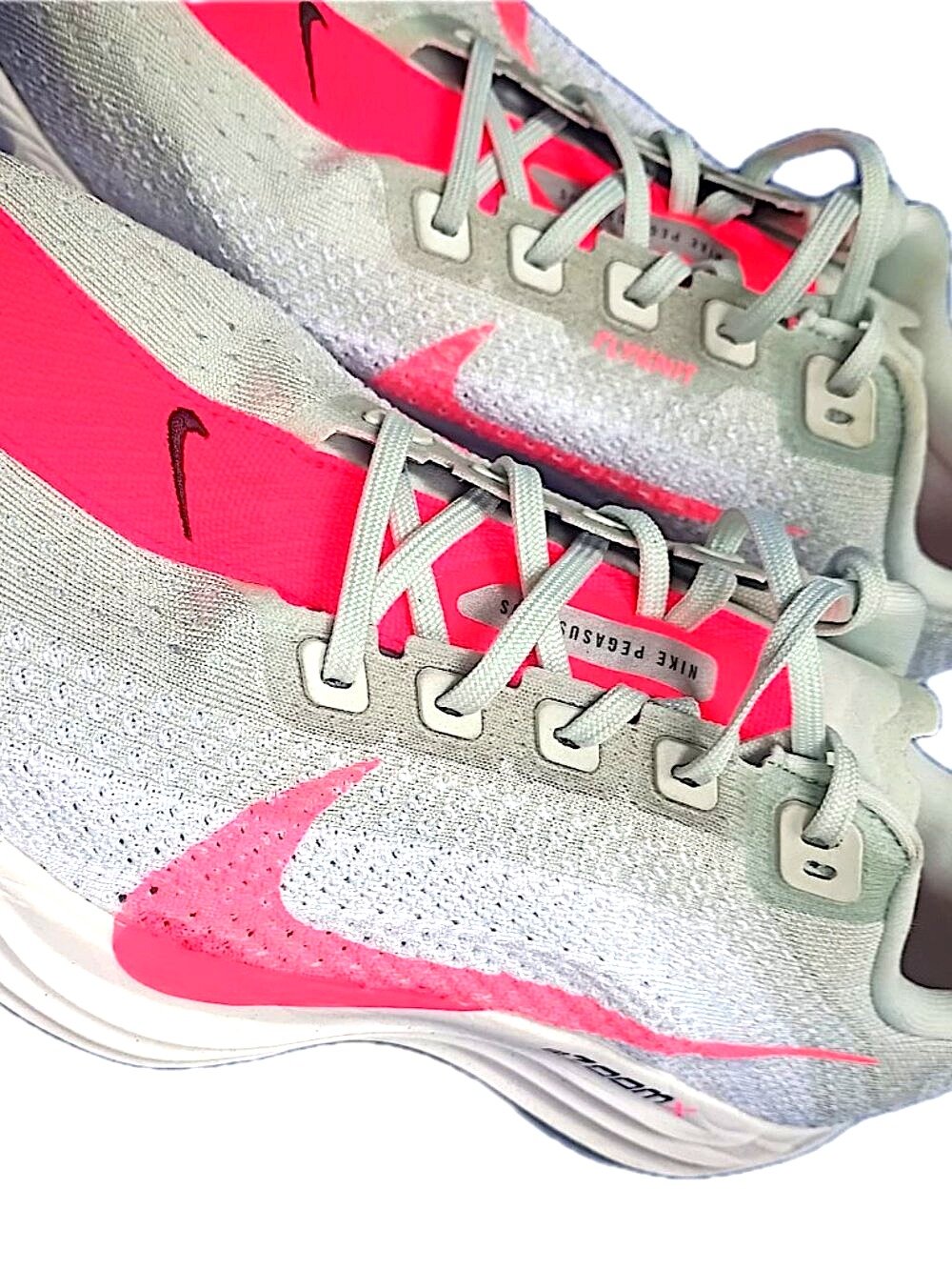 Nike Pegasus Plus ZoomX Flyknit Running Shoes Barely Grey