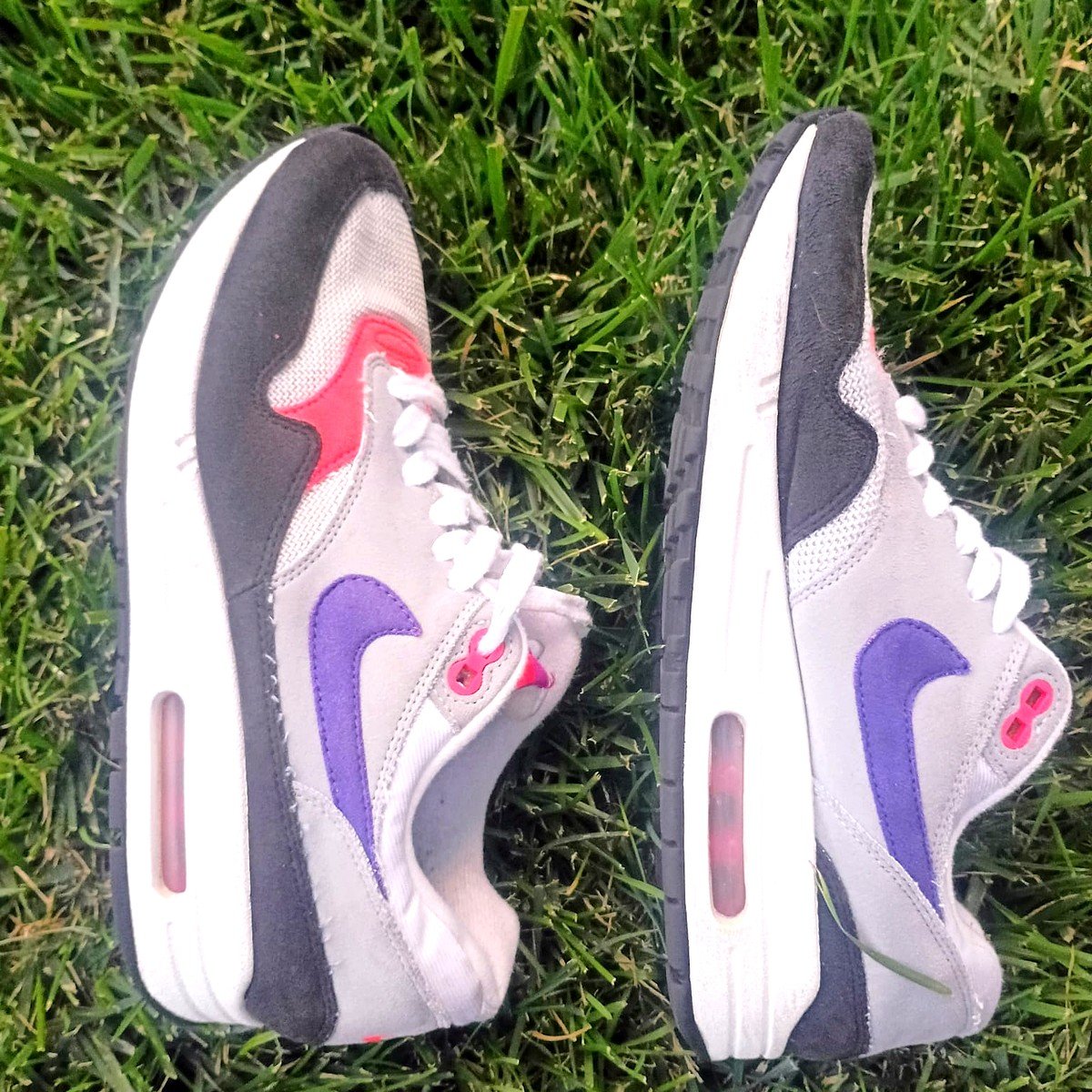 Nike Air Max 1 "Pink Flash / Court Purple" – Grey/Purple – Women's Size 8 - Image 8
