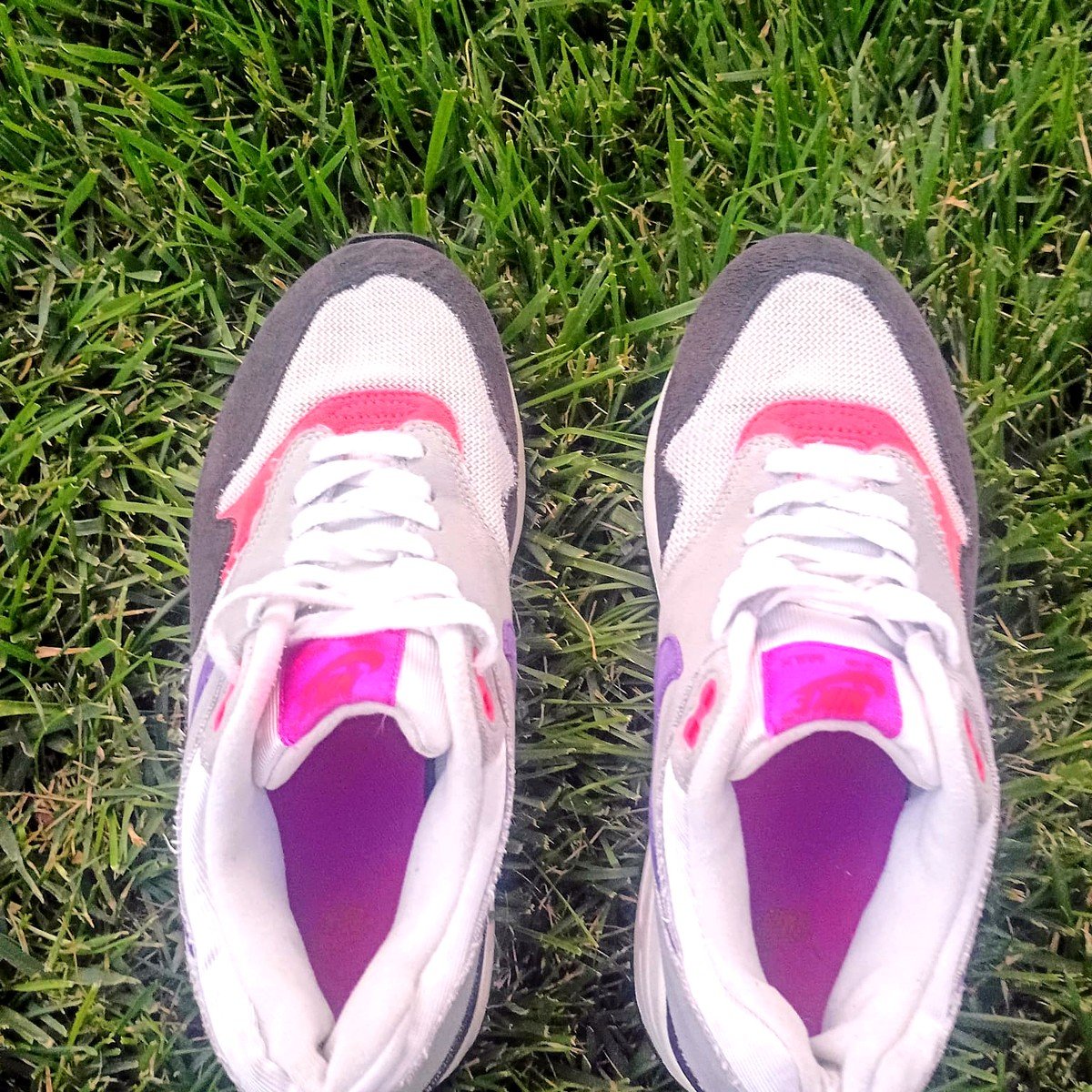 Nike Air Max 1 "Pink Flash / Court Purple" – Grey/Purple – Women's Size 8 - Image 6