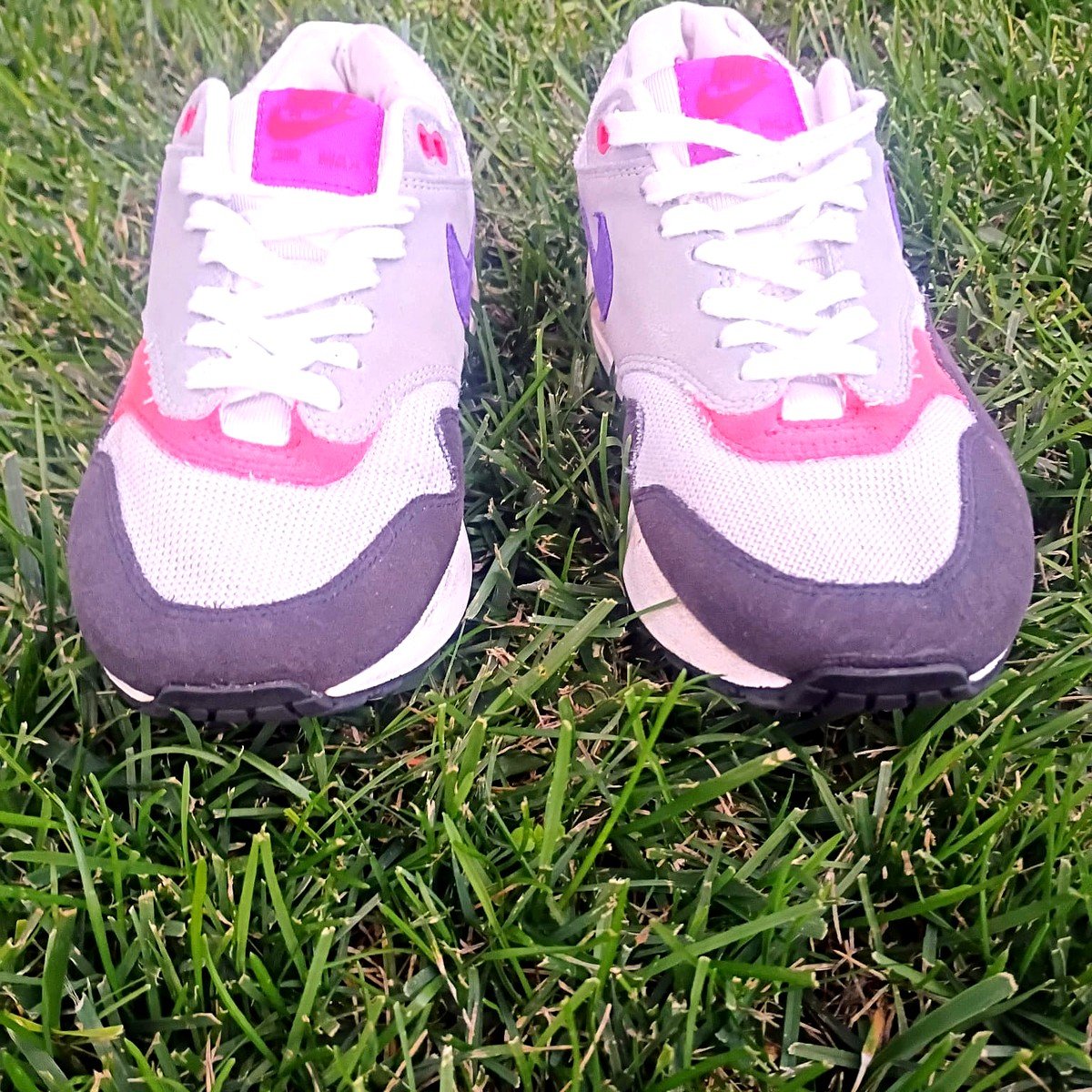 Nike Air Max 1 "Pink Flash / Court Purple" – Grey/Purple – Women's Size 8 - Image 2