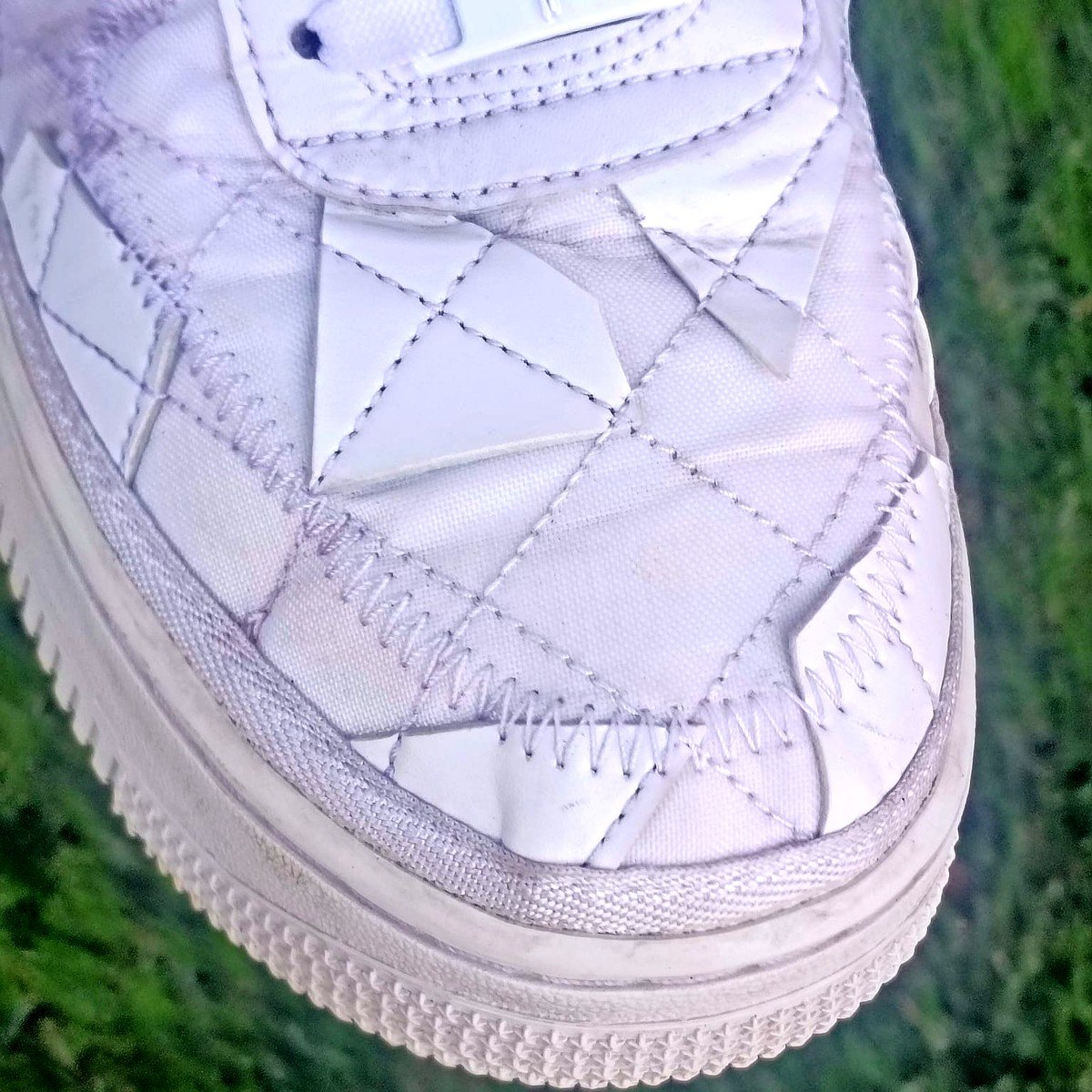 Nike Air Force 1 Shadow "Triple White" – Women's Size 10.5 - Image 6