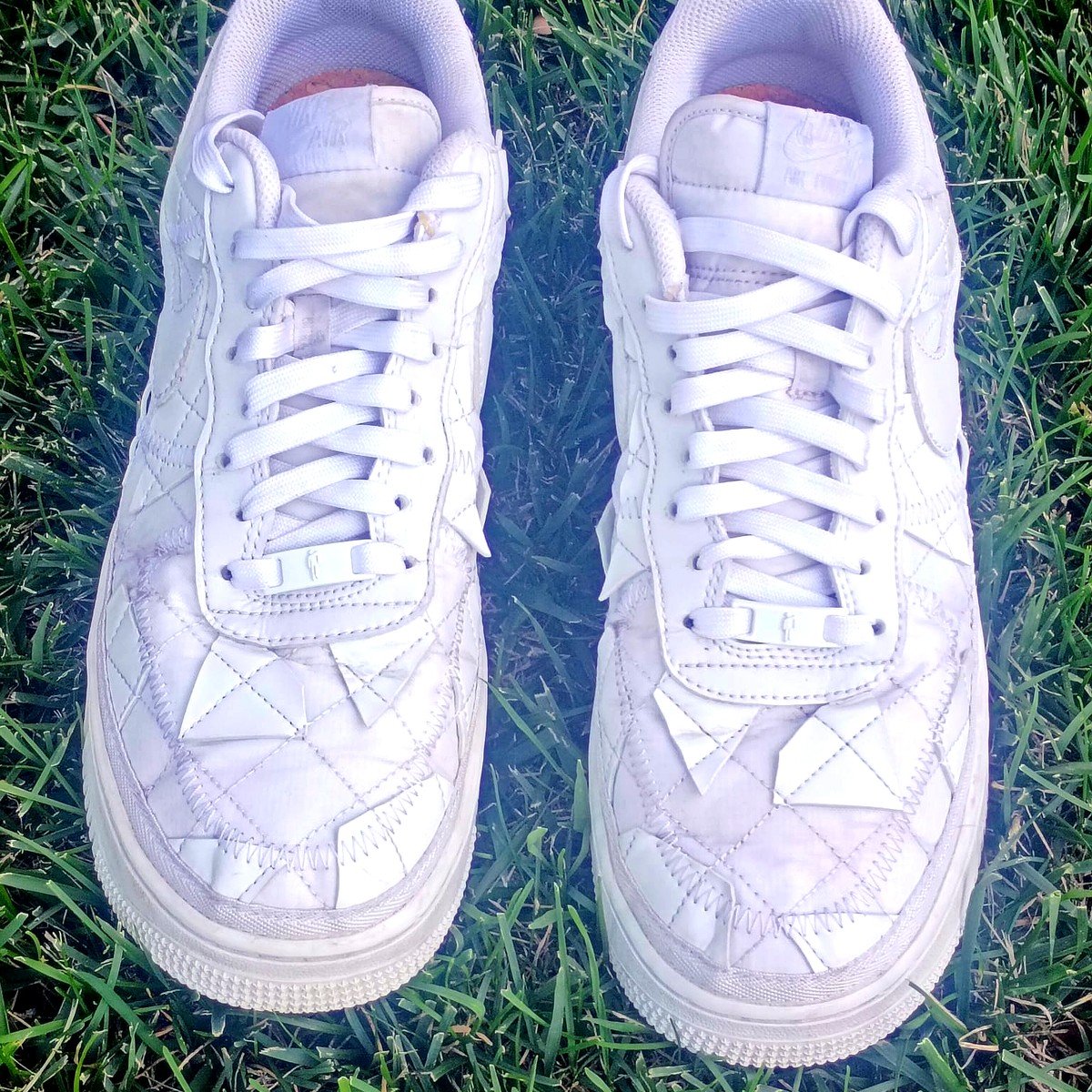 Nike Air Force 1 Shadow "Triple White" – Women's Size 10.5 - Image 2