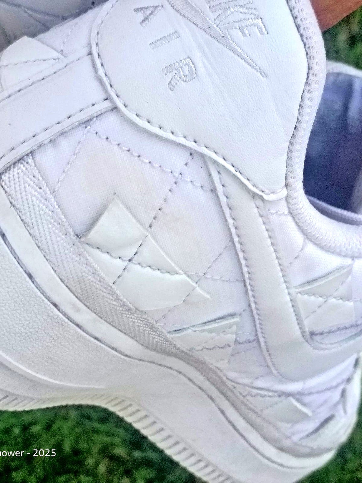 Nike Air Force 1 Shadow "Triple White" – Women's Size 10.5