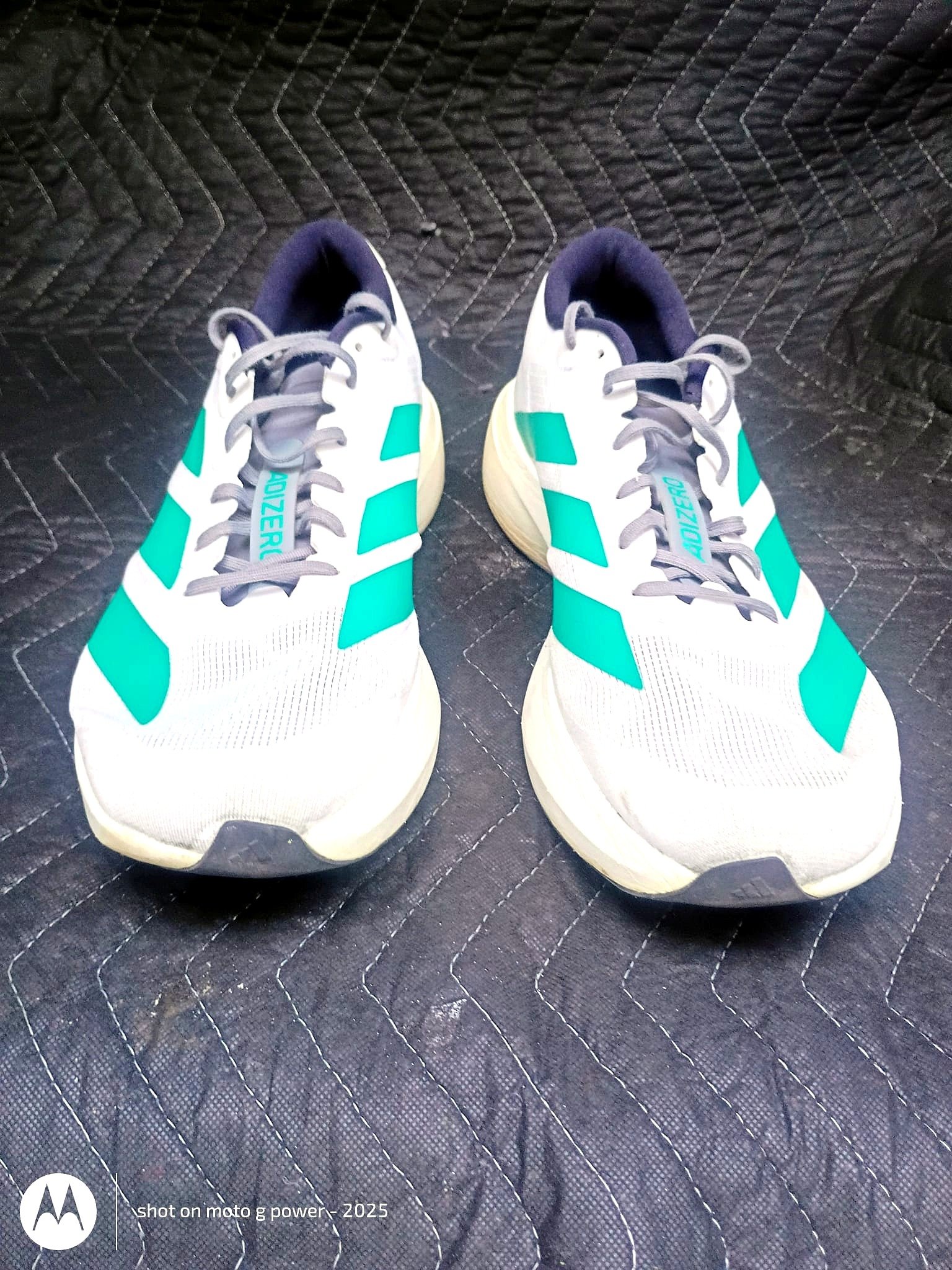 Adidas Adizero SL2 Lightstrike Pro White Teal Men's Running Shoes - Image 9
