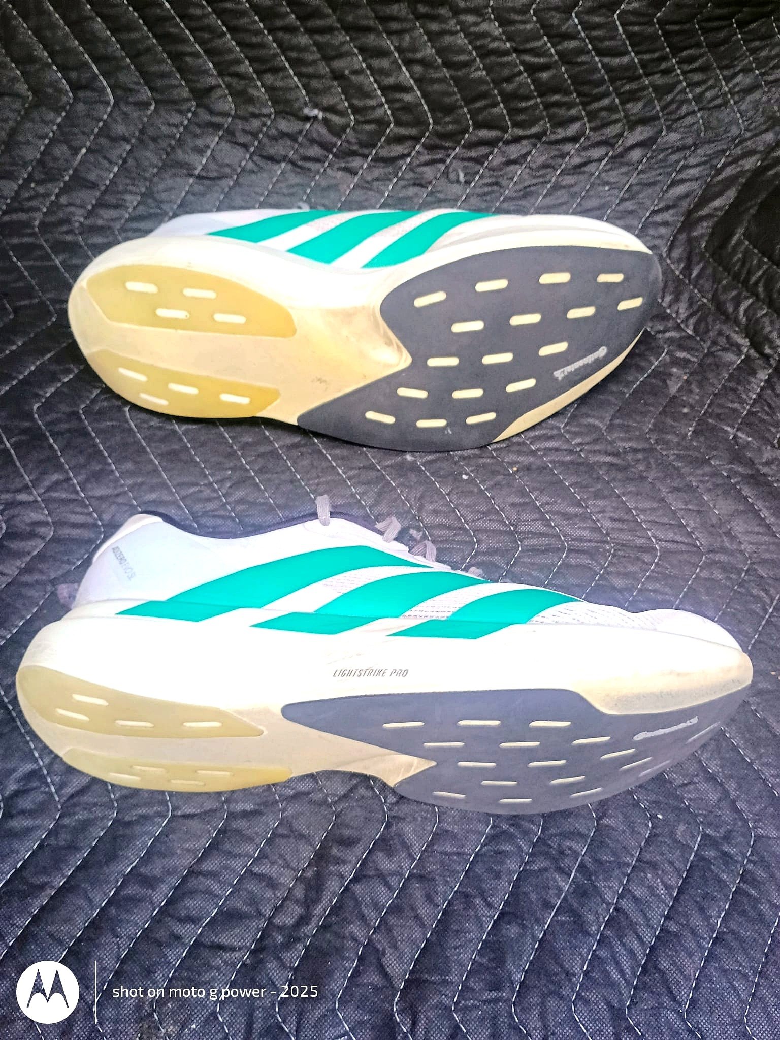 Adidas Adizero SL2 Lightstrike Pro White Teal Men's Running Shoes - Image 6