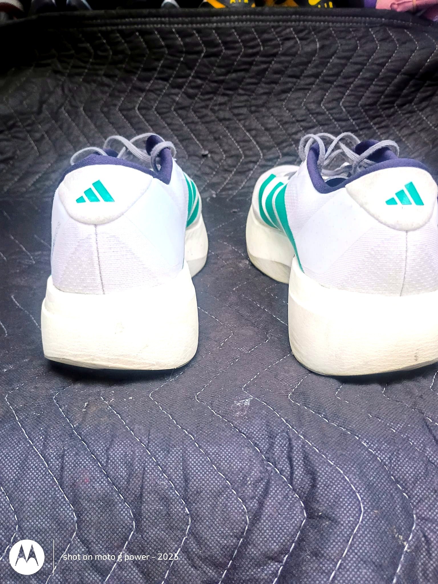 Adidas Adizero SL2 Lightstrike Pro White Teal Men's Running Shoes - Image 5