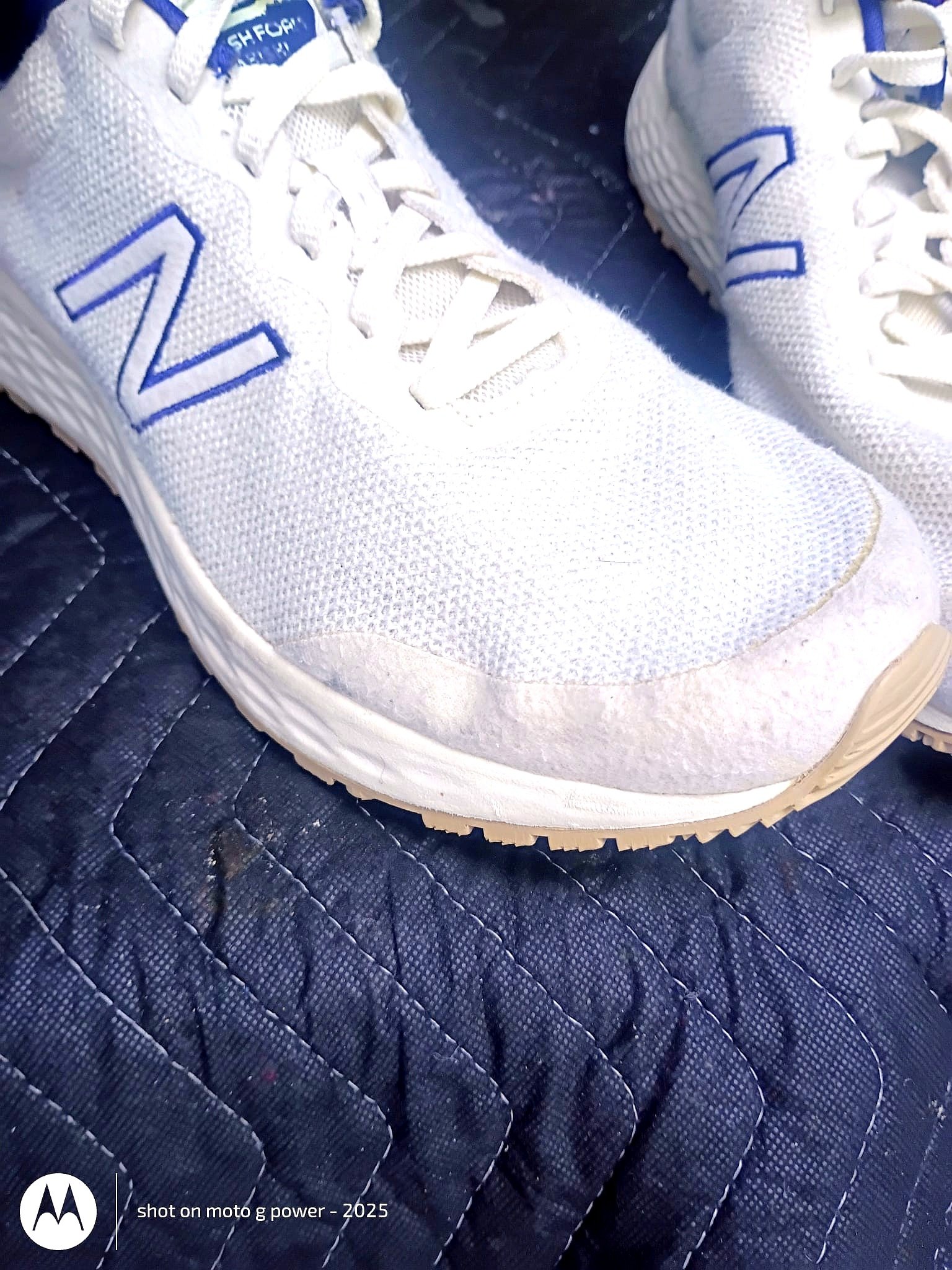 New Balance Fresh Foam Arishi White Blue Men's Running Shoes - Image 5