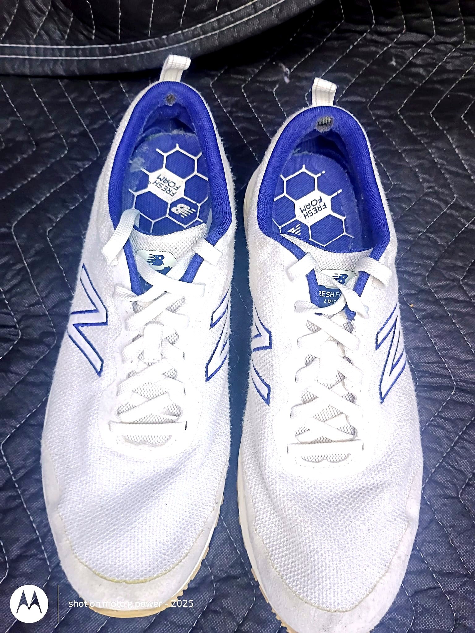 New Balance Fresh Foam Arishi White Blue Men's Running Shoes - Image 3