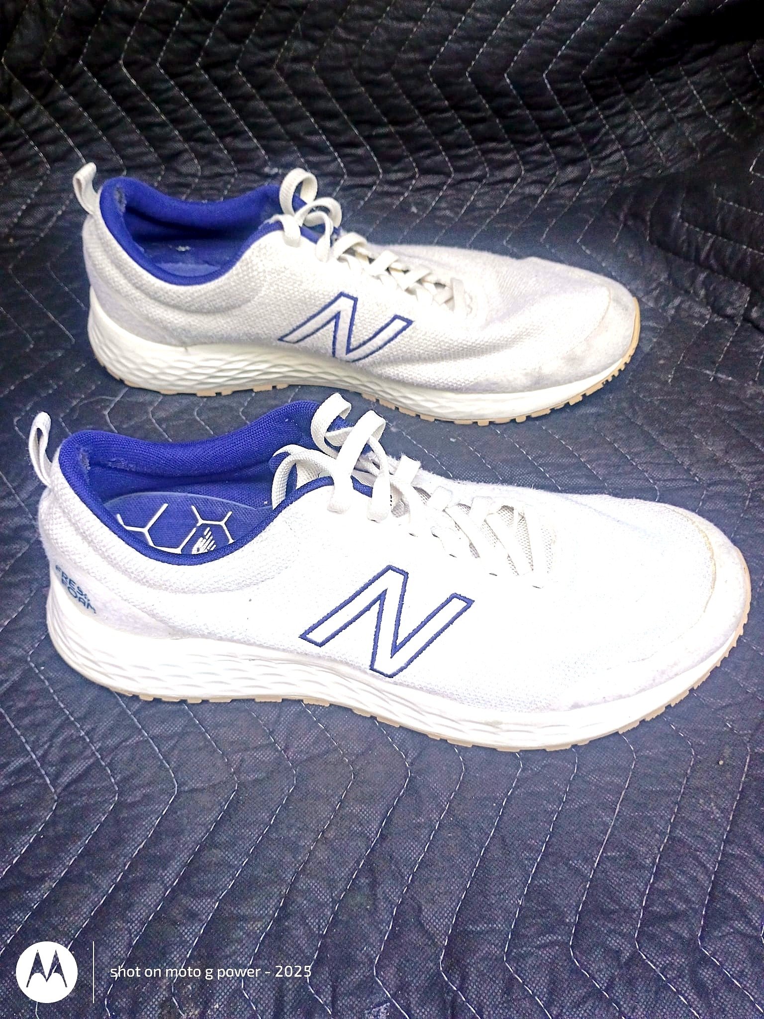 New Balance Fresh Foam Arishi White Blue Men's Running Shoes - Image 2