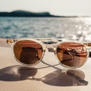 White Frame Sunglasses